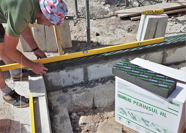 Balancing insulation for base of walls